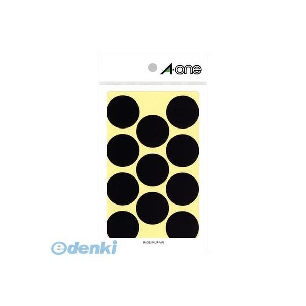 A-one エーワン 07239 カラーラベル 丸型 ３０ｍｍφ 黒 スリーエム 3M 14シート カラーラベル30mm丸