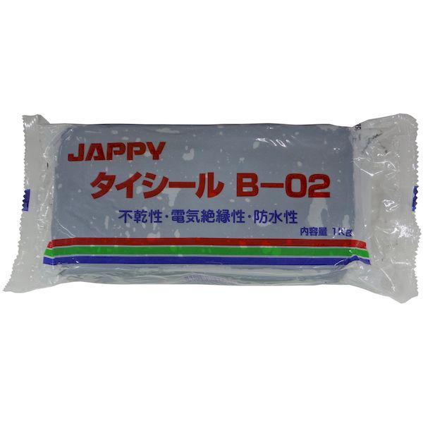 JAPPY ジャッピー B-02 G ジャッピータイシール 1kg B-02G グレー 因幡電機 エアコン用不乾性