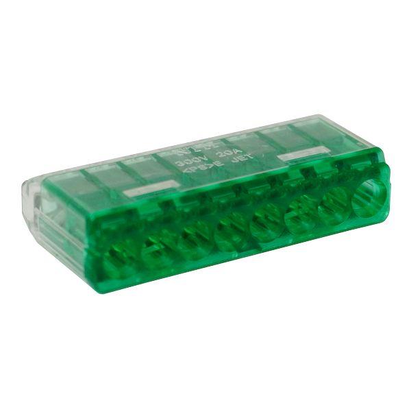 JAPPY ジャッピー QLX8-JP-GCL 20個 差込形コネクタ 差込形電線コネクタ クイックロック 極数8