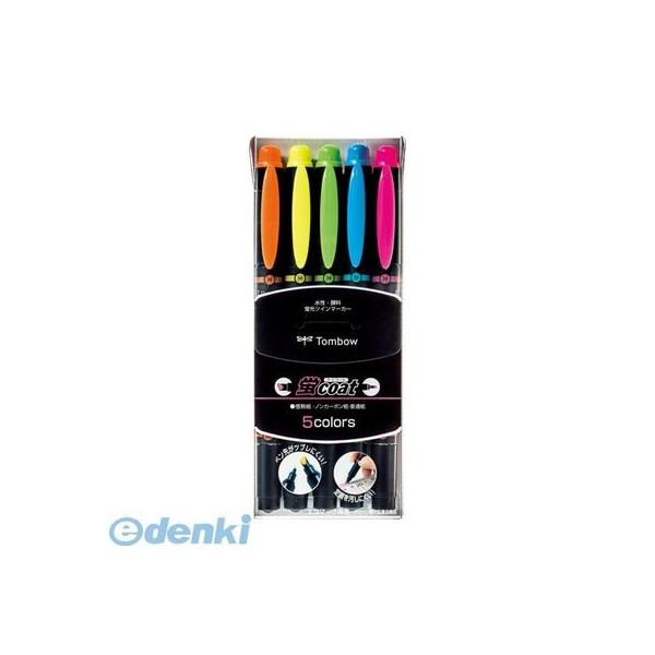トンボ鉛筆 WA-TC 5C 蛍光マーカー蛍ＣＯＡＴ ５Ｃ【１セット】    WATC 5C WA-TC5C 蛍コート