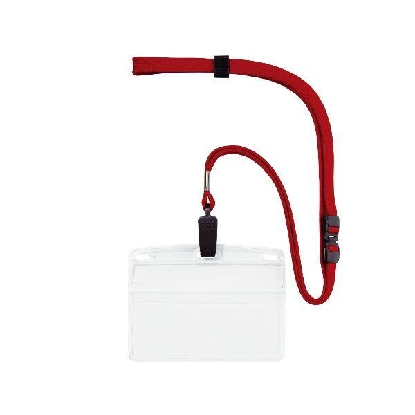 オープン工業 NL-8-RD 吊り下げ名札 名刺サイズ １０枚 赤 NL8RD 名刺サイズ OP ヨコ名刺サイズ