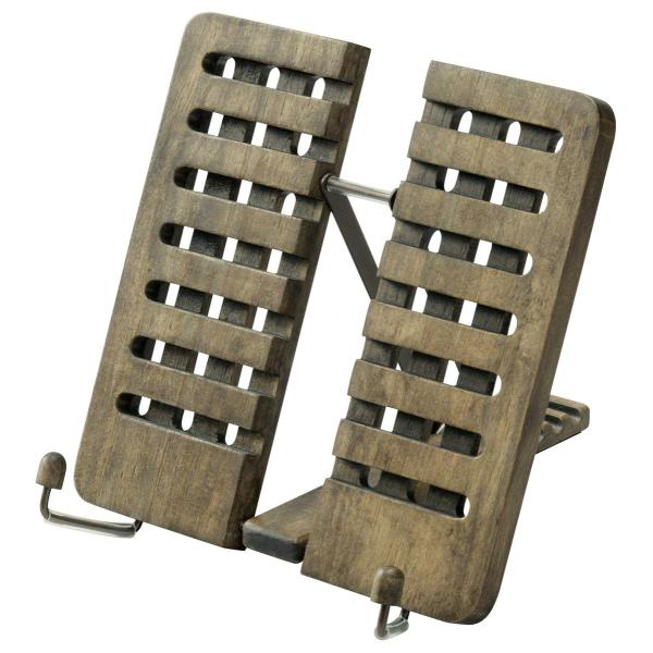 レイメイ藤井 BM18 アンティークブックスタンド（M) Raymay テレワークに 木製書見台 フラットに折りたためて便利