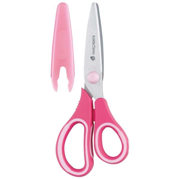 レイメイ藤井 SHM407P コドモハサミ 右手用 ピンク【１丁】 子供ハサミ RF 右利き用 子どもハサミ右
