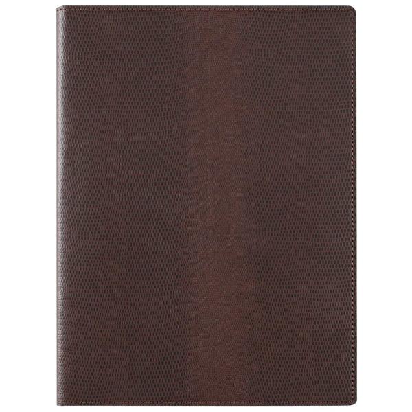 レイメイ藤井 ［ZVP233E］ ツァイトベクター　ノートパッド（Ｂ５） クロスペーパー　ダークブラウン