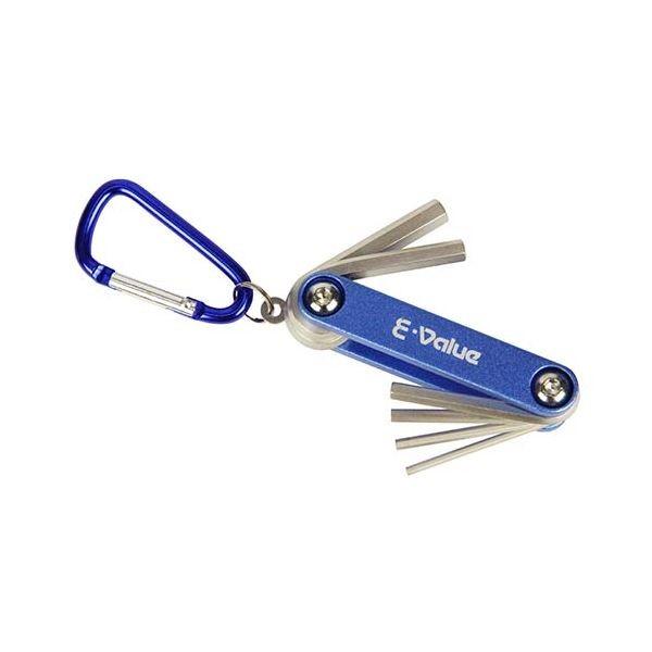 藤原産業 4977292266239 フォールディングレンチセット EFHW206M ミリ 六角用 六角レンチ 作業工具