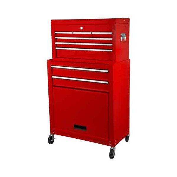 藤原産業 4977292299466 チェスト＆キャビネット ETR108R レッド 収納用品