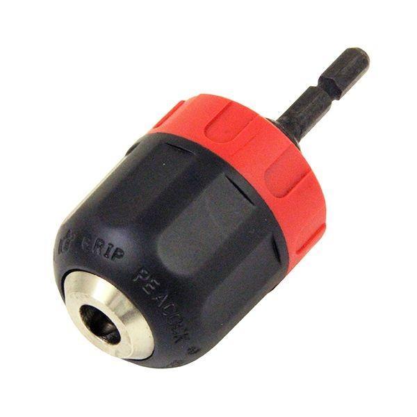 藤原産業 4977292897617 ツートンカラーチャック BLACK&RED キーレスドリルチャック 先端工具 作業工具