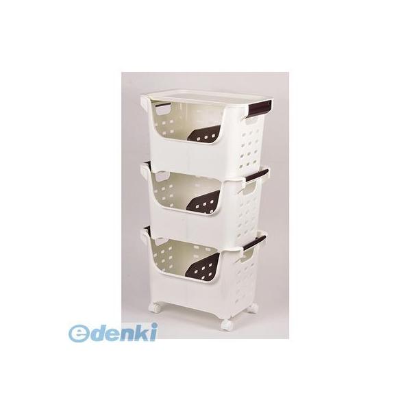 パール金属 HB-636 やさいストッカー3個組(蓋(1)付)キャスター付 HB636【キャンセル不可】 やさいストッカー3コ組