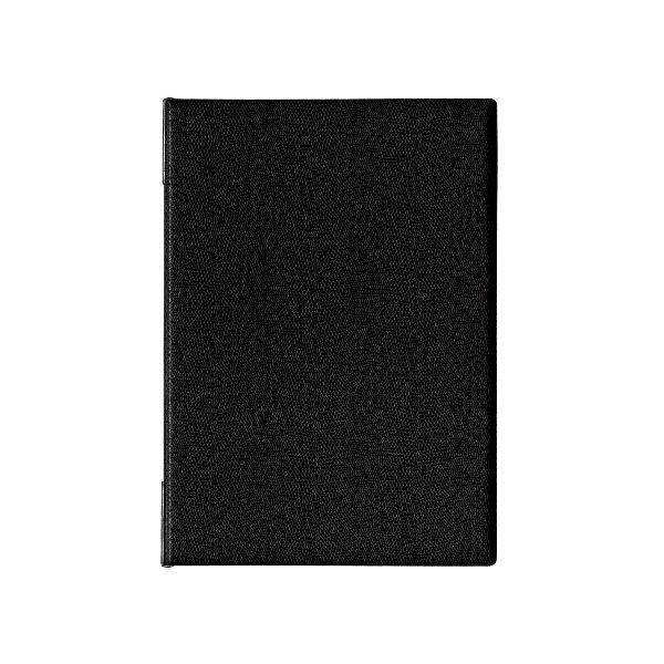 オープン工業 MN-200-BK メニューファイル レザー調 Ａ４ ６頁 黒 MN200BK レザー調 OP 6ページ