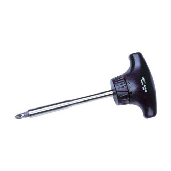 JHWWRST4 ラチェット式ドライバー Ｔハンドル 軸長９８ｍｍ 全長１４８ｍｍ