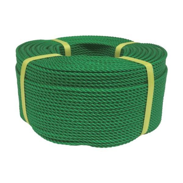 ユタカメイク PE83 ロープ PEロープ巻物 4φ×200m グリーン