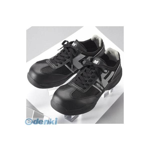 ミドリ安全 PF110BK23.0 小指保護先芯入りスニーカー ひもタイプ ＰＦ－１１０ ２３．０ｃｍ