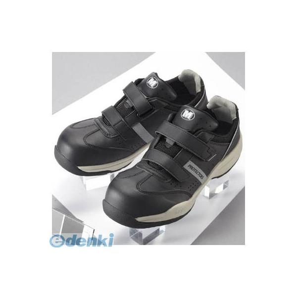 ミドリ安全 PF115BK23.0 小指保護先芯入りスニーカー【マジックタイプ】 PF－115 23．0
