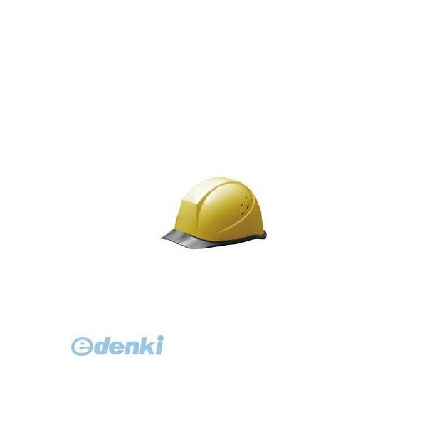 【受注生産品 納期-約1ヶ月】ミドリ安全 SC11PCLVRAKPY バイザー型 通気孔付ヘルメット イエロー