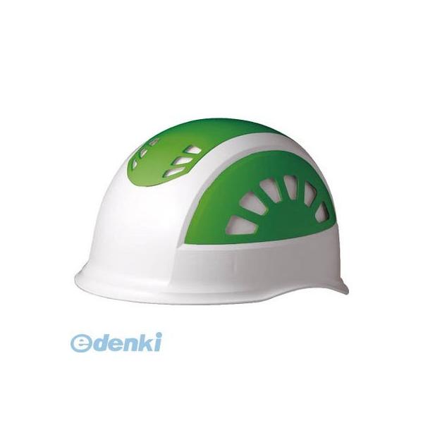 【受注生産品 納期-約1ヶ月】ミドリ安全 SC17BVRAKPWGN ABS製ヘルメット 通気孔付