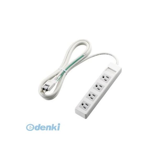 ELECOM（エレコム） ［T-T1A-3425WH］ 3ピンプラグ対応タップ TT1A3425WH