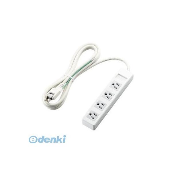 ELECOM（エレコム） ［T-T1B-3425WH］ 3ピンプラグ対応タップ【マグネット付】 TT1B3425WH