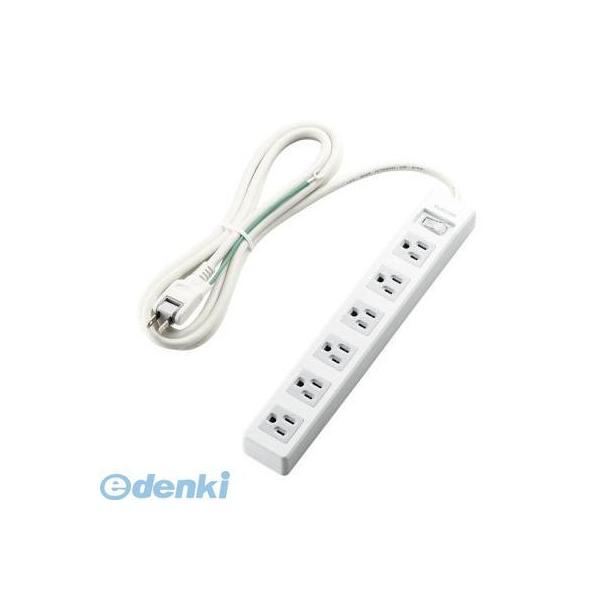 ELECOM（エレコム） ［T-T3A-3625WH］ 一括スイッチ付3ピンプラグ対応タップ TT3A3625WH
