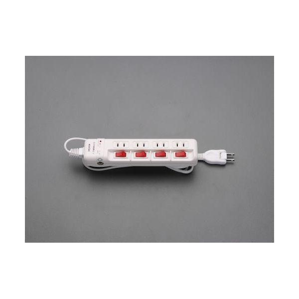 エスコ EA815GL-333A EA815GL−333A AC125V／15Ax2m テーブルタップ【個 EA815GL333A【キャンセル不可】