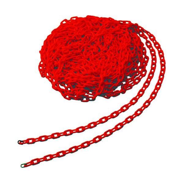 トラスコ中山 TPC6R プラチェーン ６ＭＭＸ３０Ｍ レッド TPC-6R