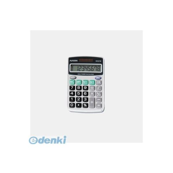 オーロラ HC219 電卓 ハンディタイプ