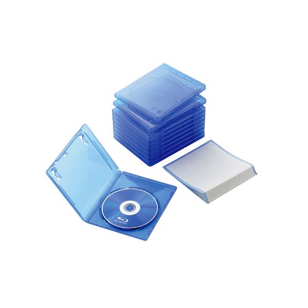 ELECOM エレコム CCD-BLU110CBU Blu-rayディスクケース 1枚収納タイプ CCDBLU110CBU