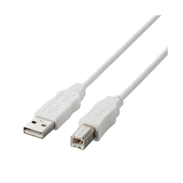 ELECOM エレコム USB2-ECO50WH エコUSBケーブル A-B・5m USB2ECO50WH