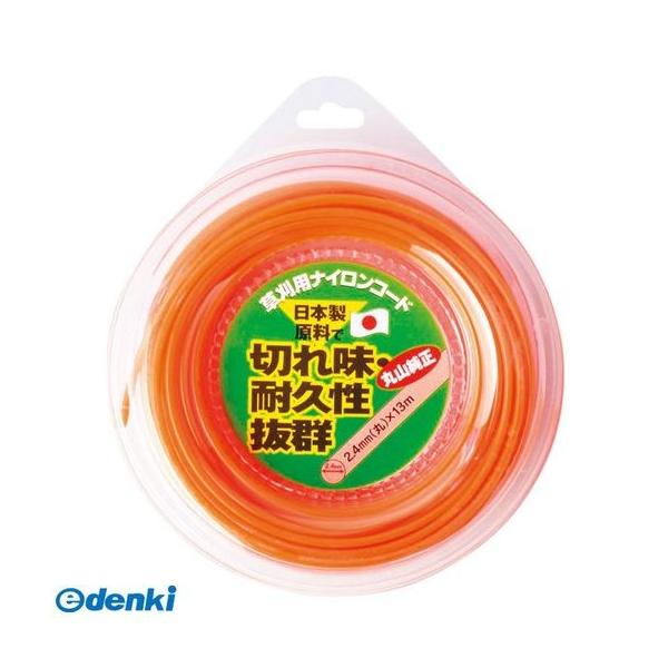 直送 代引不可・他メーカー同梱不可 丸山製作所 BIGM 4941735908734 ナイロンコード 丸 ＃408222 2．4X60m【キャンセル不