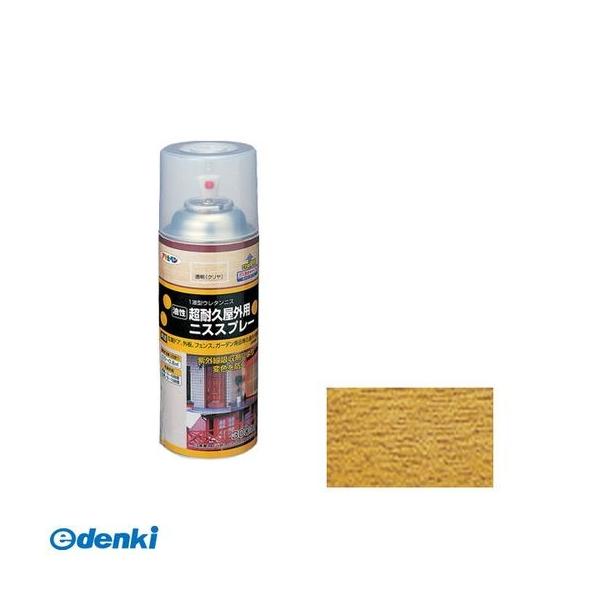 直送 代引不可・他メーカー同梱不可 アサヒペン 4970925521651 屋外用ニススプレー 300ML 透明【クリヤ】 油性超耐久屋外用ニススプレ