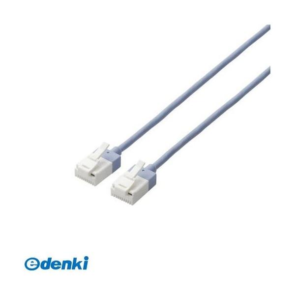 ELECOM エレコム LD-GPASST/BU30 ツメ折れ防止スーパースリムLANケーブルCat6A準拠 LDGPASST/BU30