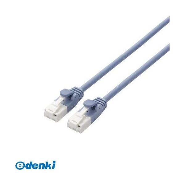 ELECOM エレコム LD-GPAYT/BU30 ツメ折れ防止やわらかLANケーブルCat6A準拠 LDGPAYT/BU30