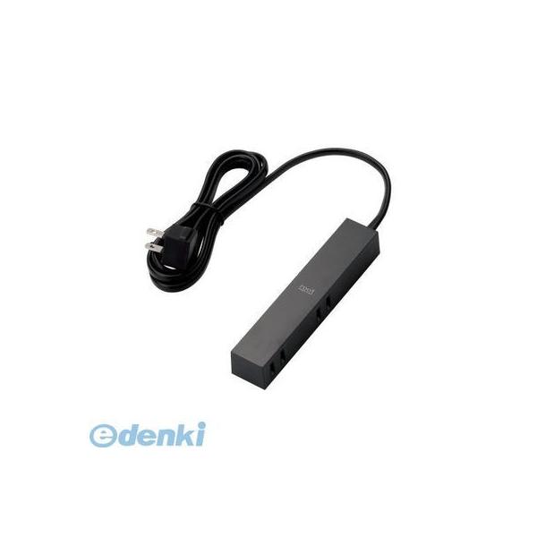 ELECOM エレコム AVT-D3-2415BK デザインタップ“roo’t”【2ピン・4個口】