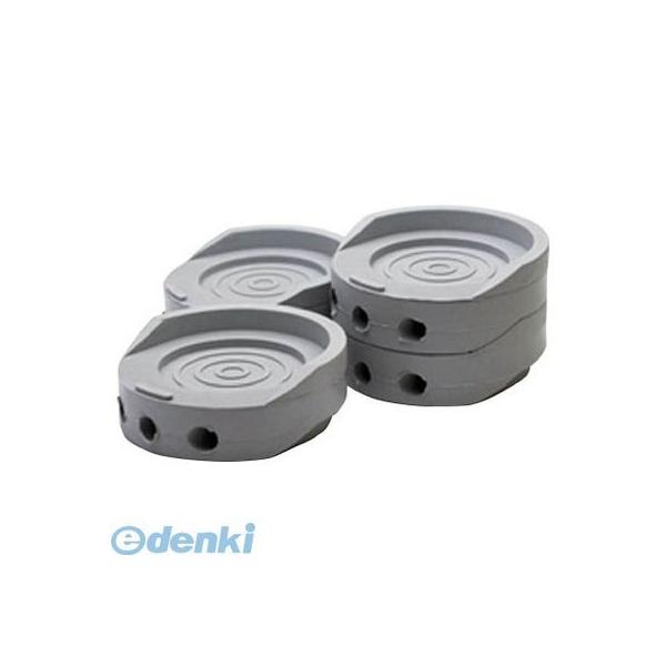 和気産業 EGH-006 ＨＹＰＥＲ防振ゴム φ７０Ｘ２５ｍｍ グレー ４個入 WAKI ライトグレー EGH006