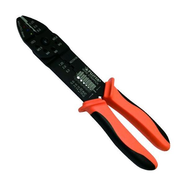 他サイト： あすつく対応 「直送」 フジ矢  FA105 万能電工ペンチ ２４０ｍｍ 絶縁・ファストン端子用 FUJIYA 4952520067116の商品画像