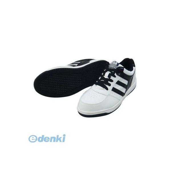 喜多 KITA 4931530515671 ホワイト×ブラック 27．0 セーフティスニーカー MK7790