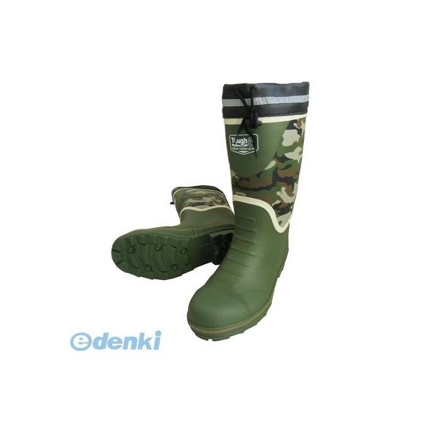 喜多 KITA 4931530562255 グリーン XL【27．5～28．0】 迷彩安全ゴム長靴【カバー付】 KR7260