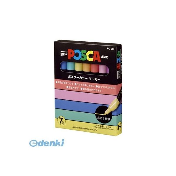 三菱鉛筆 PC-3M7C ユニ ポスカ 細字【0．9～1．3mm】【１セット】 PC3M7C