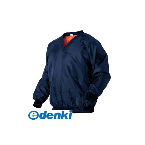 喜多 KITA 4931530603859 No3100 ネイビー 4L Vネック セミキルトヤッケ