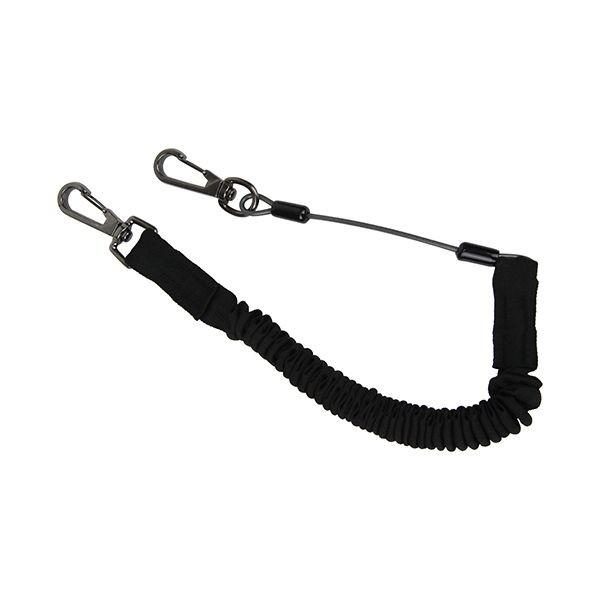 4977292118057 SK11 ワイヤーフィット安全コード SWF－3KG－ブラック 藤原産業 1個セーフティーコード