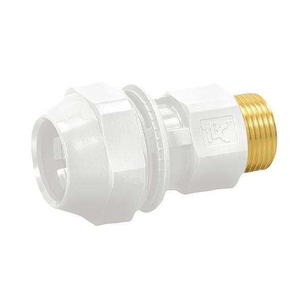 4977292459563 SK11 ライトエアーオスアダプター白 S－AIRWT25－M 藤原産業 ライトエアー専用 継手