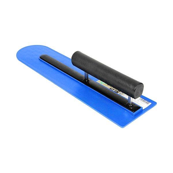 4977292162029 緑長 カラーモルタルコテ400 400mmブルー モルタル鏝 カラーモルタル鏝 藤原産業 大工道具