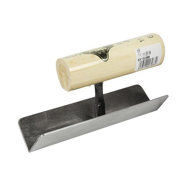 4977292162630 金長 ステン外丸面引鏝 6X150mm 藤原産業 ステンレス ステン外丸面引コテ 金長ステン外丸面引鏝