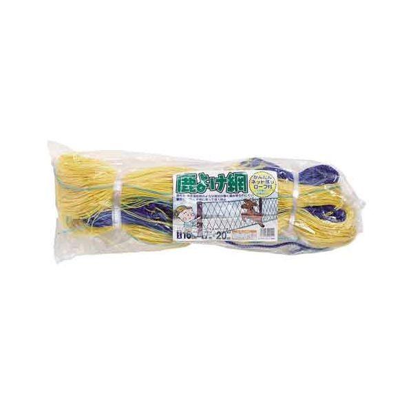 4989156004512 日本マタイ 鹿よけ網 16cm 1．7X20M ヒシメ 16cm菱目 防獣ネット 黄色 マルソル