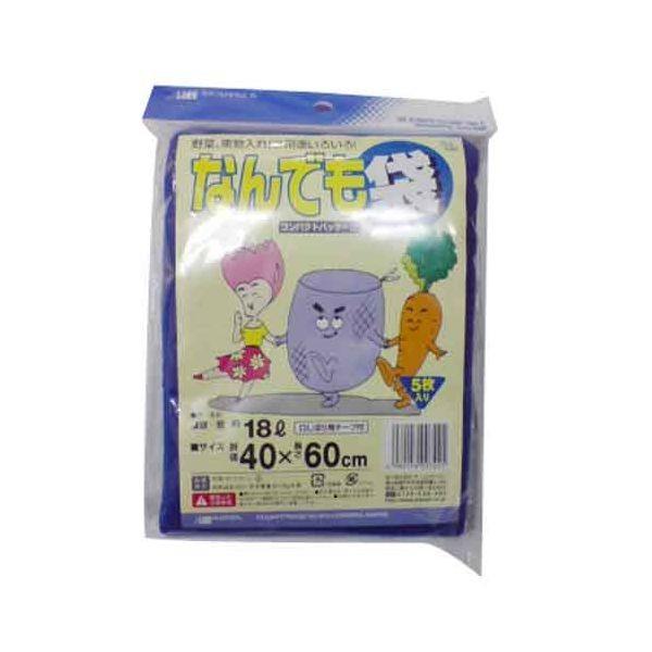 4989156007421 日本マタイ なんでも袋コンパクト ブルー 40CMX60CM なんでも袋コンパクトパッケージ