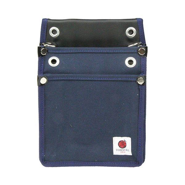 4977292147859 SK11 帆布鳶用腰袋2段 紺 TSH－2D－NB TOBISUKE 藤原産業 帆布鳶用腰袋2段紺