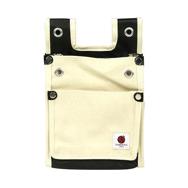 4977292147927 SK11 帆布鳶用腰袋2段BS 白 TSH－2DBS－WH バックスリット TOBISUKE 藤原産業