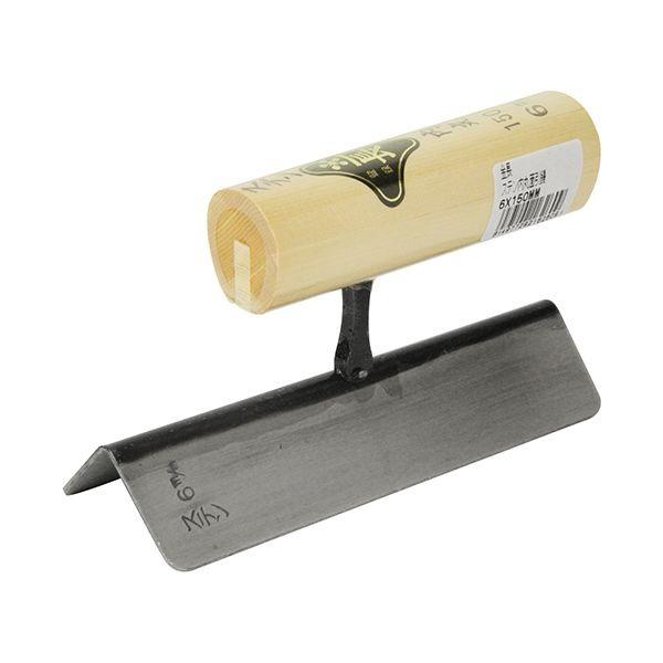 4977292162609 金長 ステン内丸面引鏝 6X150mm 藤原産業 ステン内丸面引コテ 大工道具 作業工具 左官用品