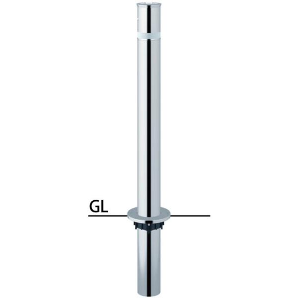 サンポール LA-8UC-E 直送 代引不可 リフター 車止め LA8UCE