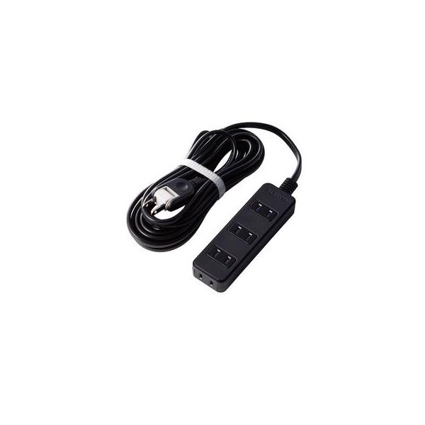 エレコム ELECOM AVT-ST02-2450BK AVボトム4口5mスタンダード AVTST022450BK