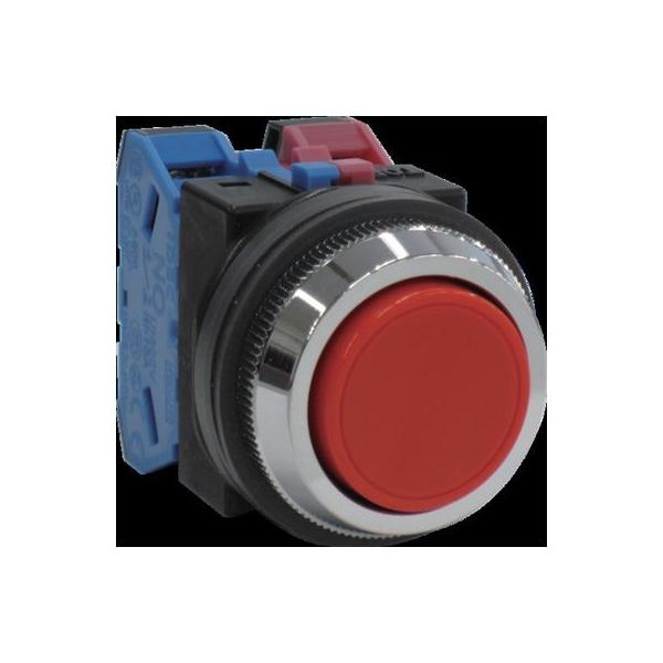 ＩＤＥＣ ABN111R 平形押しボタンスイッチ　赤 ABN111R